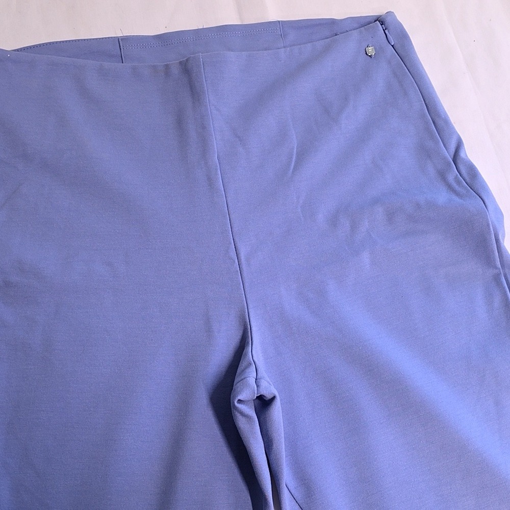 Fabletics 24/7 Skinny Pant Women 1X Blue High Rise Side Zip Stretch Ankle Zipper
